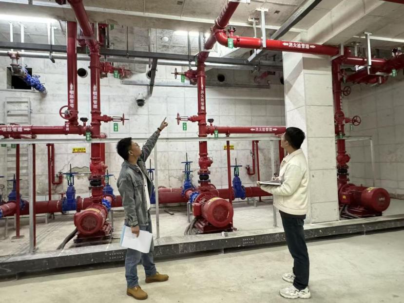 黄陂：关注校园消防安全系统建设情况