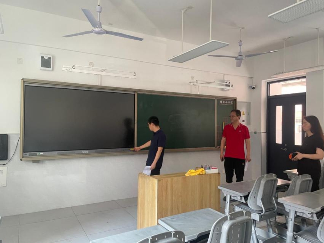 武昌：关注新建教学楼设施设备管理配套情况